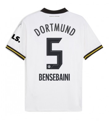 Borussia Dortmund Ramy Bensebaini #5 Tercera Equipación 2024-25 Manga Corta